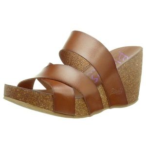 BLOWFISH Hiro Wedge Sandel ~~ Whiskey Dyecut